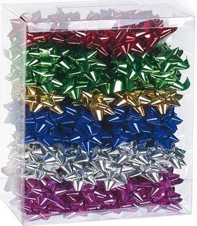 C/50 cocas polipropileno metalizado 19mm colores surtidos