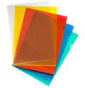 Paq/10 fundas dossier uñero a4 polipropileno 100 micras colores surtidos