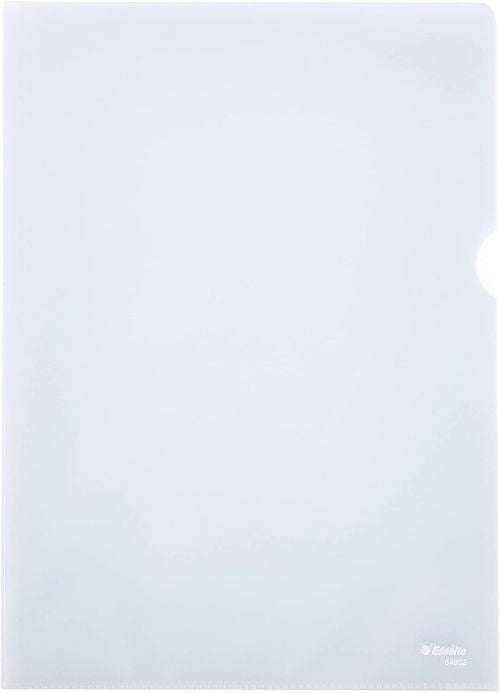 Paq/10 fundas dossier uñero a4 polipropileno transparente 130 micras