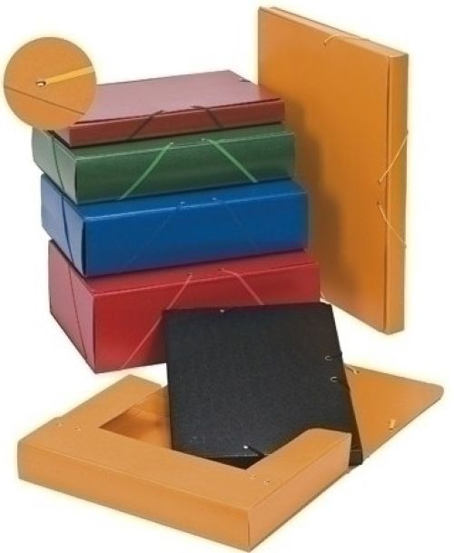 CARPETA PROYECTOS CARTON FORRADO L.3 CM ROJO