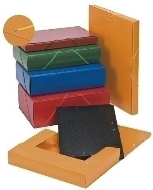 CARPETA PROYECTOS CARTON FORRADO L.9 CM NEGRO