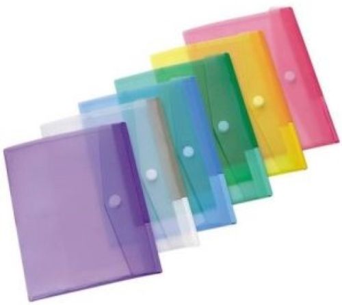 EXP 80 CARPETAS SOBRE A5 CIERRE VELCRO PP COLORES SURTIDOS