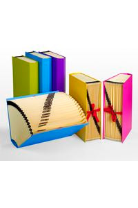 CARPETA ACORDEON Fº CARTON FORRADO AZUL FASHION 20 MOD 1-31