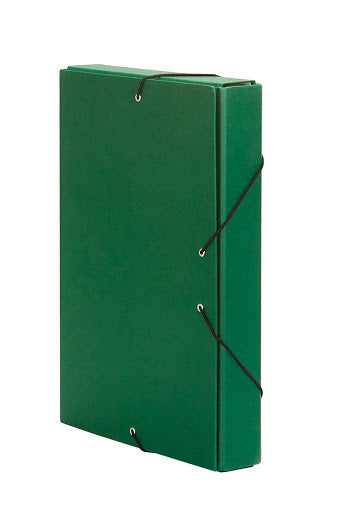 PAQ/3 CARPETA PROYECTO Fº LOMO 3MM CARTON FORRADO VERDE