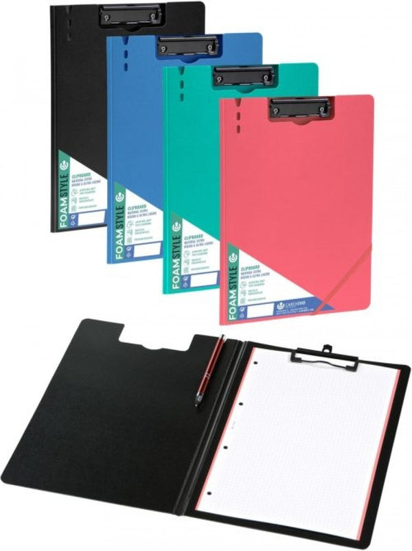 Carpeta a4 con pinza superior polipropileno rigido foam color verde