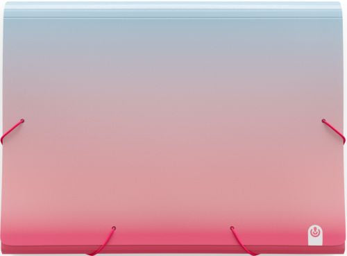 ACORDEON PP UNITED FOLIO 13 DPTOS C/GOMA ROSA