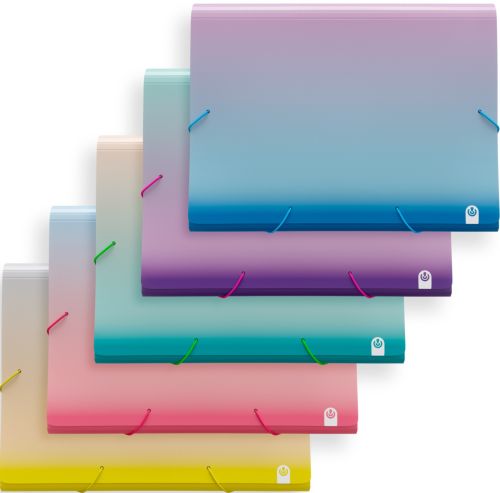 EXP 12 Carpeta fuelle folio polipropileno 13 departamentos serie United