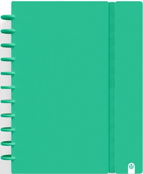 CUADERNO INGENIOX A4 80H CUADRICULA VERDE