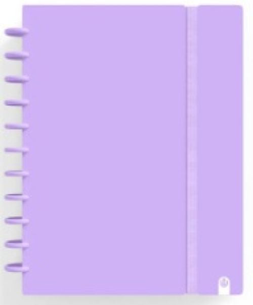 CUADERNO INGENIOX A4 80H HORIZONTAL MALVA PASTEL