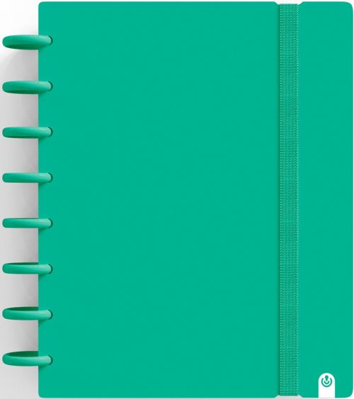 CUADERNO INGENIOX A5 80H CUADRICULA VERDE