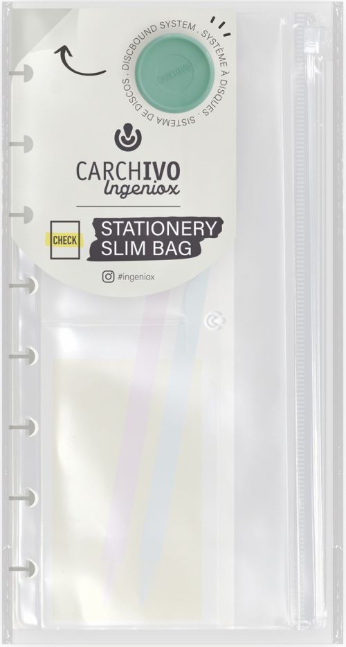 Estuche slim bag ingeniox tamaño check