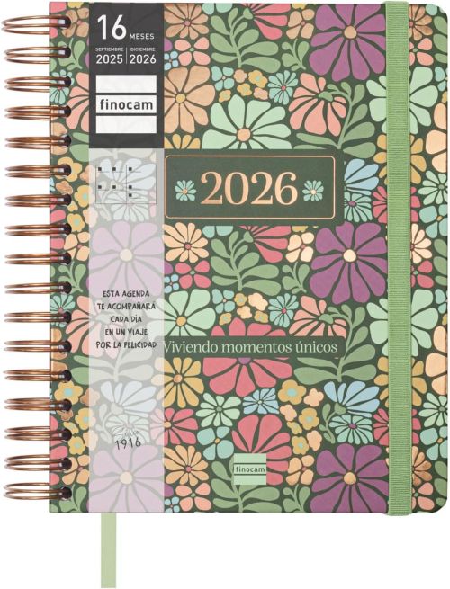 AGENDA ESCOLAR 25-26 VITAE 16 MESES 1/4 SVH VERDE