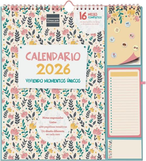 CALENDARIO PLUS 16 MESES 25-26 16 VITAE