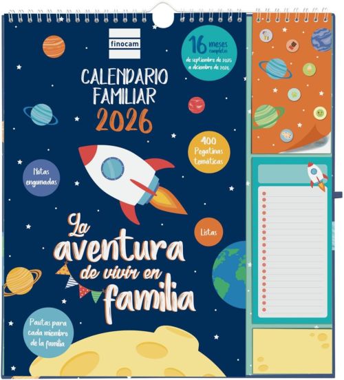 CALENDARIO PLUS 16 MESES 25-26 16M FAMILIAR