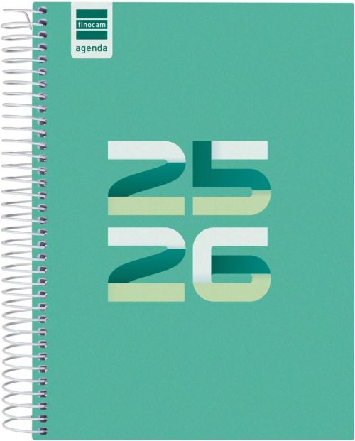 AGENDA ESCOLAR 25-26 COOL VERDE 1/4 DP