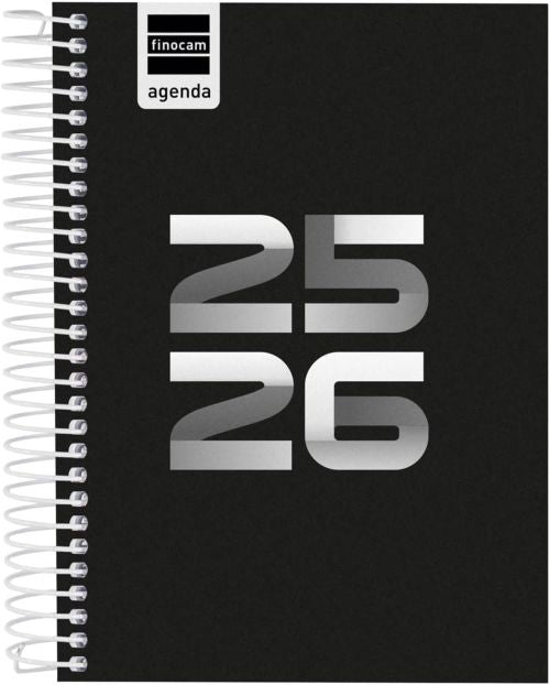 AGENDA ESCOLAR 25-26 COOL NEGRO 1/8 DP