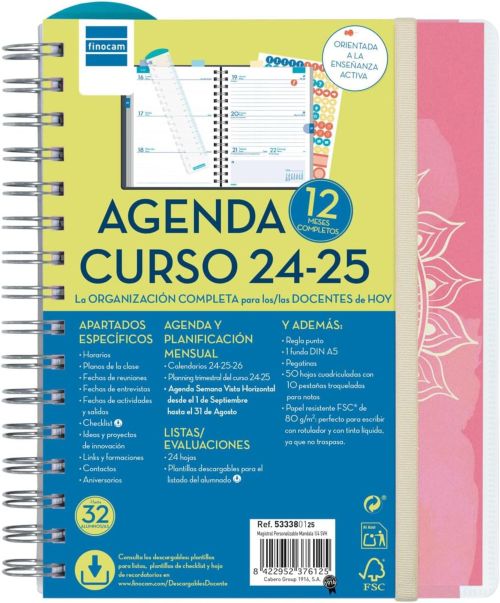 AGENDA ESCOLAR 25-26 MAGIS PERS MANDALA 1/4 SVH