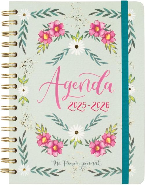 AGENDA ESCOLAR 25-26 T FLOWER JOURNEY VERDE E10 SVH