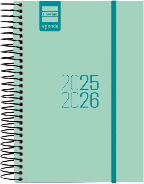 AGENDA ESCOLAR 25-26 ESPIR TURQUESA E8 DP 120X171MM
