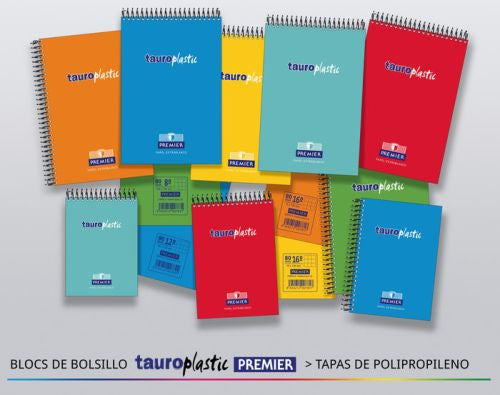 PAQ/20 BLOC TAUROPLASTIC 12º NATURAL 80H 90G CUAD 4X4