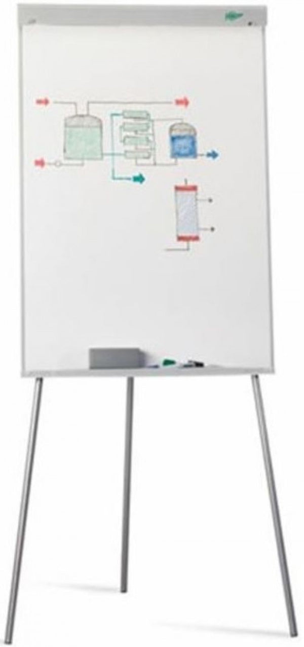 Caballete de convención con tripode 70x102cm superficie melaminada Faibo