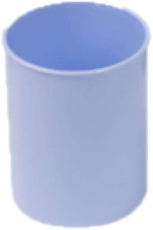 CUBILETE DE PLASTICO OPACO PASTEL AZUL