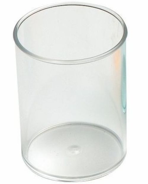 CUBILETE DE PLASTICO TRANSPARENTE CRISTAL FAIBO