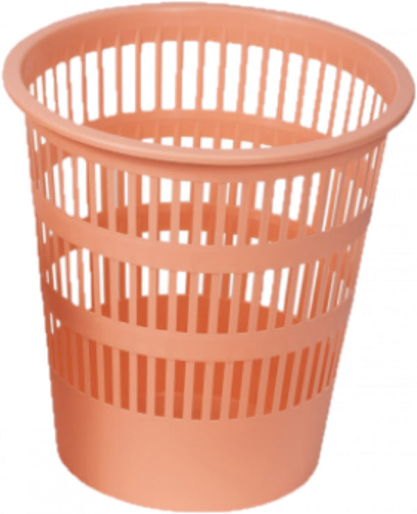 PAPELERA NARANJA PASTEL