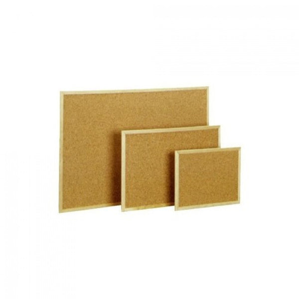 Tablero de corcho 30x40cm marco madera faibo