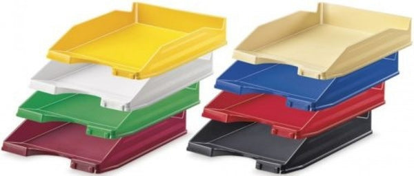 C/10 BANDEJA SOBREMESA PLASTICO COLOR VERDE 350X250X65MM