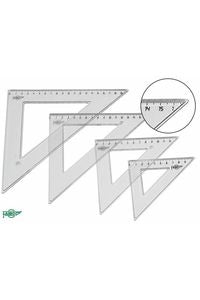 C/20 escuadra 30cm con bolsa plastico transparente