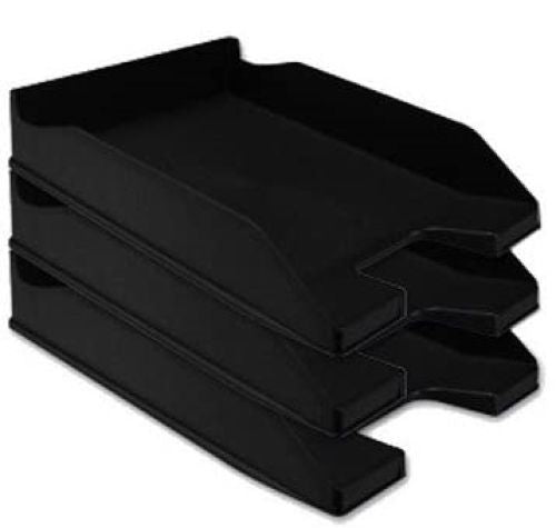 C/10 BANDEJA SOBREMESA PLASTICO REJILLA NEGRO