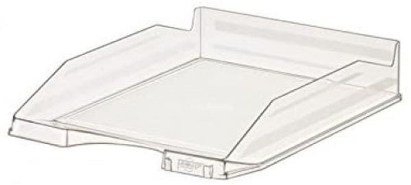 C/10 bandeja sobremesa plastico trasparente cristal 350x250x65mm.