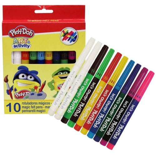 ESTUCHE 10 ROTULADORES MAGICOS PLAY DOH