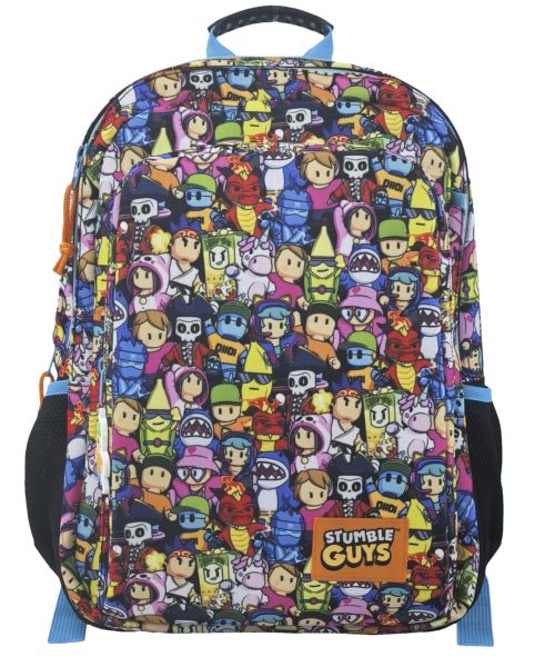Mochila escolar adaptable a trolley stumble guys 42x30x12,5cm