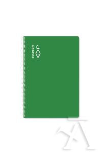 PAQ/5 BLOC Fº 50H 70G MILIMETRADO 2X2X16 ESCOLOFI VERDE