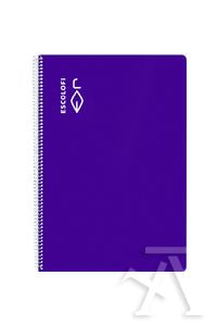 PAQ/5 BLOC Fº 50H 70G MILIMETRADO 2X2X16 ESCOLOFI VIOLETA