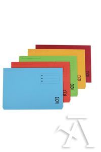 P/10 subcarpetas Fº bolsa y solapa 320g colores surtidos