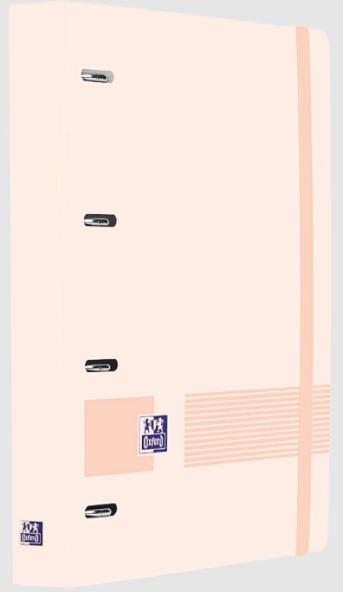 Carpebloc polyfoam a4+ 4 anillas 35mm con recambio cuadrícula 5x5 color rosa chicle