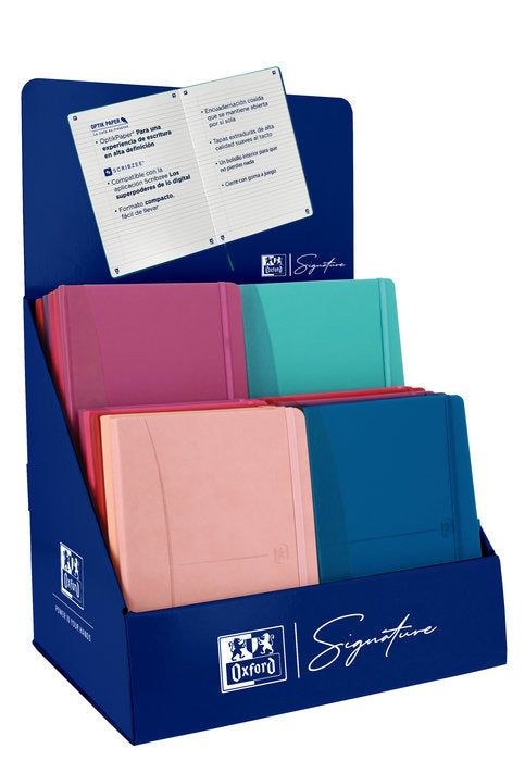 Exp 20 libretas cosidas signature a5 80 hojas modelos surtidos