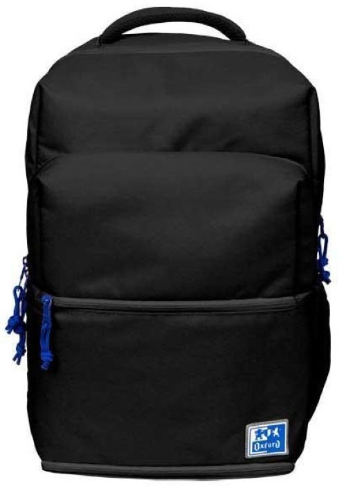 Mochila + lunchbox b-out 42x30x15cm color negro oxfbag