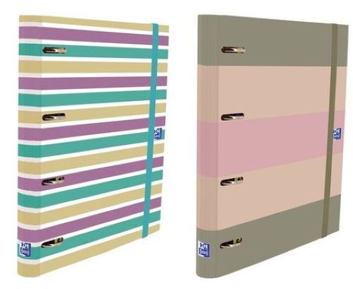 Carpebloc a4+ 4 anillas 35mm recambio cuad.5x5 colorblock 2 modelos surtidos