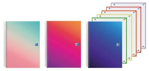 Cuaderno espiral a4+ 120h 90g. cuad.5x5 ebook4 gradient 3 modelos surtidos