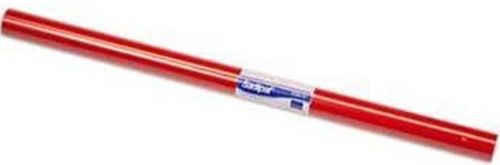 Rollo semiperforado papel charol 0.50x16.25 m rojo