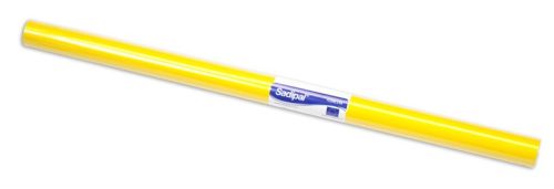 Rollo semiperforado papel charol 0.50x16.25 m amarillo