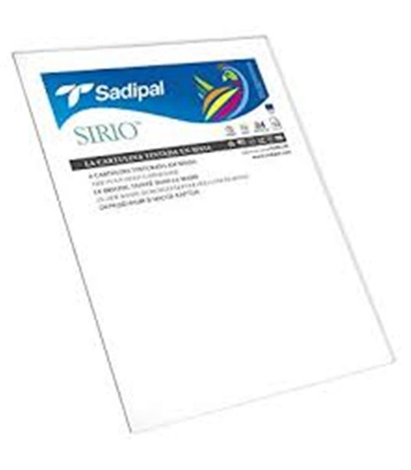 Paq/10 cartulinas a4 185g. blanca fabriano