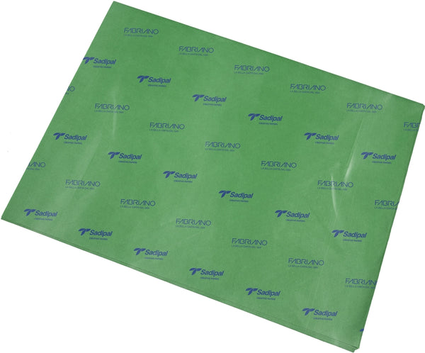 BOLSA 25+1 HOJAS PAPEL SEDA SADIPAL 50X75CM VERDE FUERTE