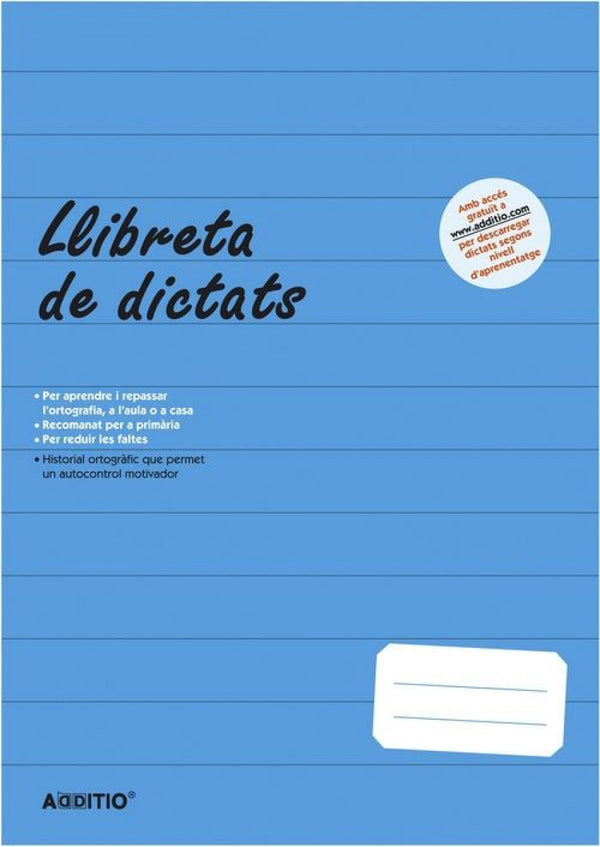 Llibreta de dictats primaria a4 64h