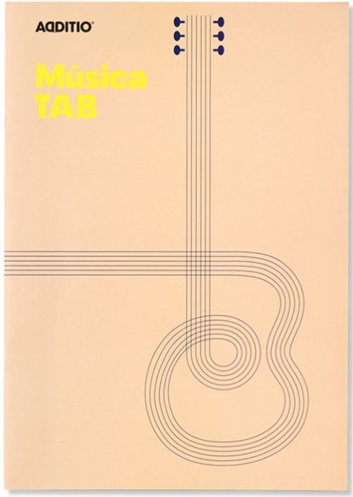 Cuaderno a4 musica tap para guitarra additio
