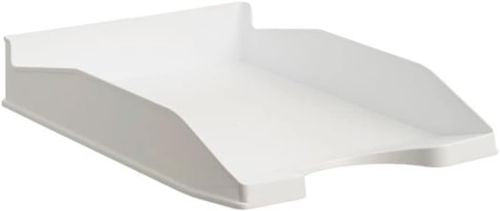 C/6 BANDEJA SOBREMESA PLASTICO COLOR BLANCO PA 345X255X60MM